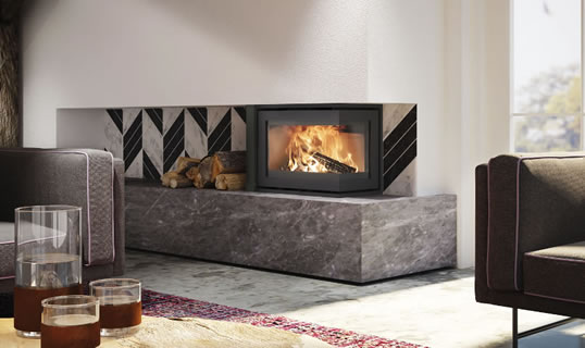 INSERTS, FOYERS FERMÉS Insert cheminée Instyle Corner - Slim 660/495 ...