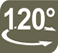 Pivotant 120°