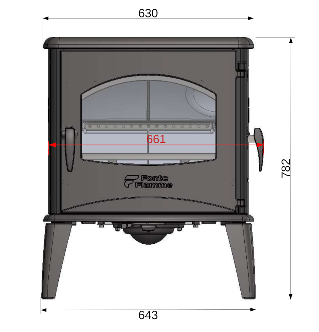 Poêle à bois VULCA 64