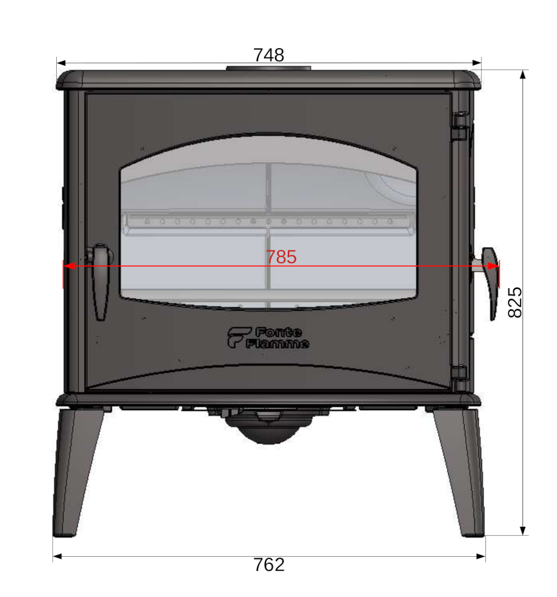 Poêle à bois VULCA 78